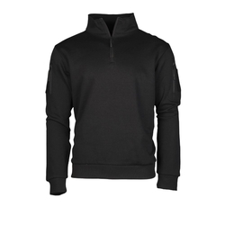 Mikina TACTICAL bez kapuce ČERNÁ velikost 3XL