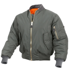 Bunda bomber ENHANCED MA1 FLIGHT SAGE velikost 3XL