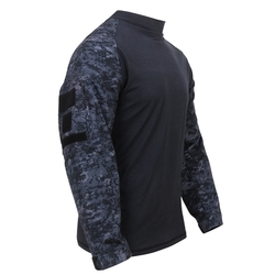 Košile COMBAT taktická MIDNIGHT DIGITAL velikost L