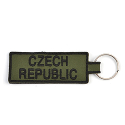 Klíčenka CZECH REPUBLIC - ZELENÁ
