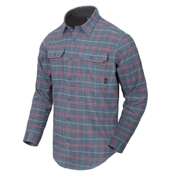 Košile GREYMAN dlouhý rukáv GRAPHITE PLAID velikost 3XL