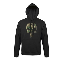 Mikina PUNISHER s kapucou WOODLAND velikost XXL