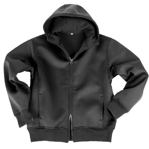 Bunda NEOPREN s fleece podšívkou ČERNÁ